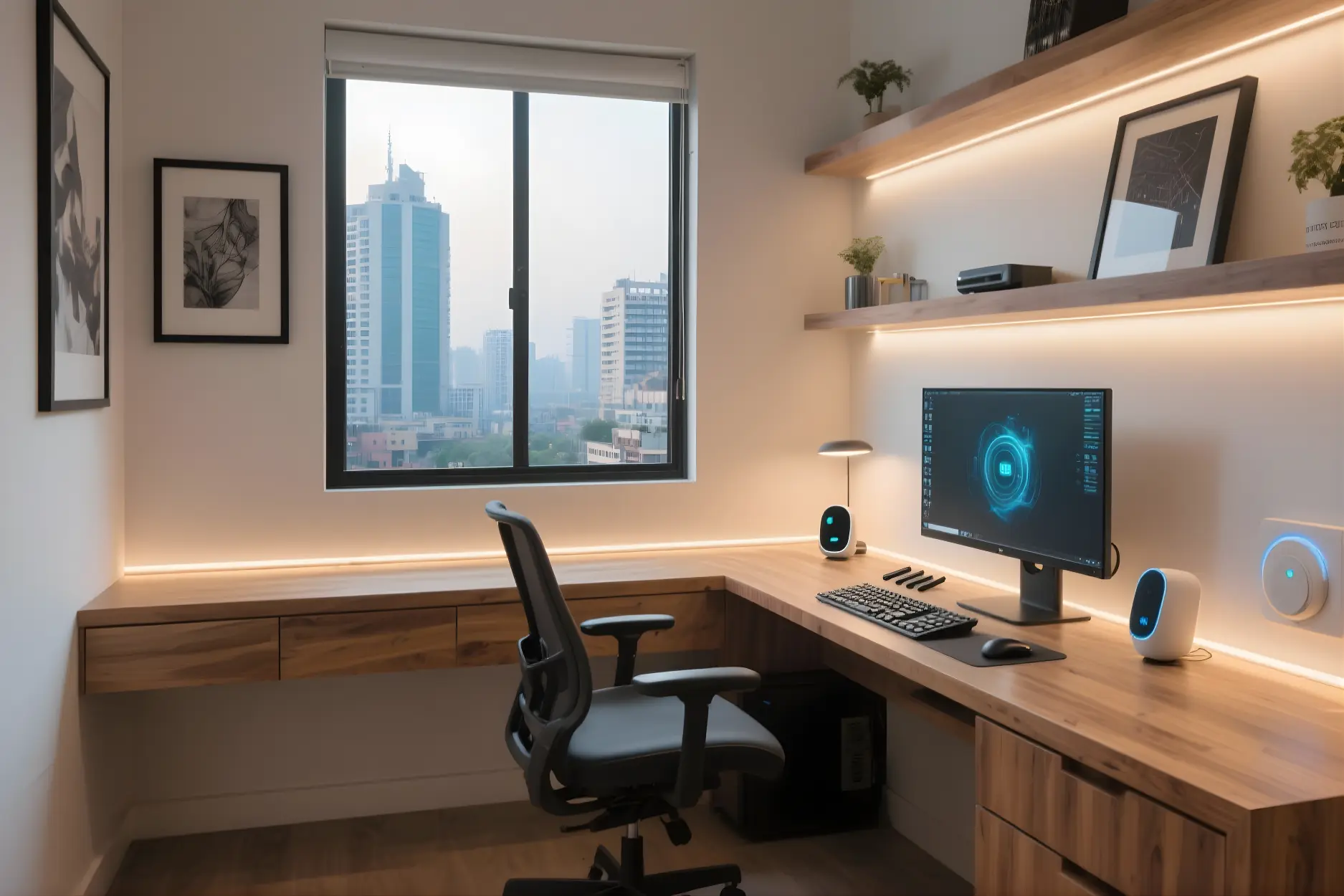 Smart Home Office Setup