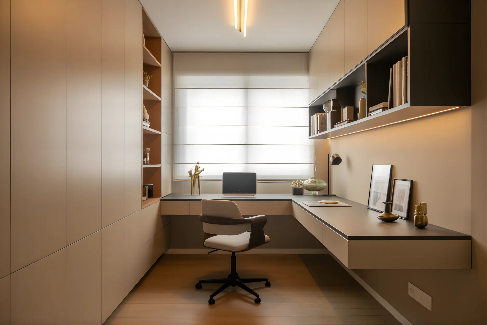 Wall-Mounted Desk Office