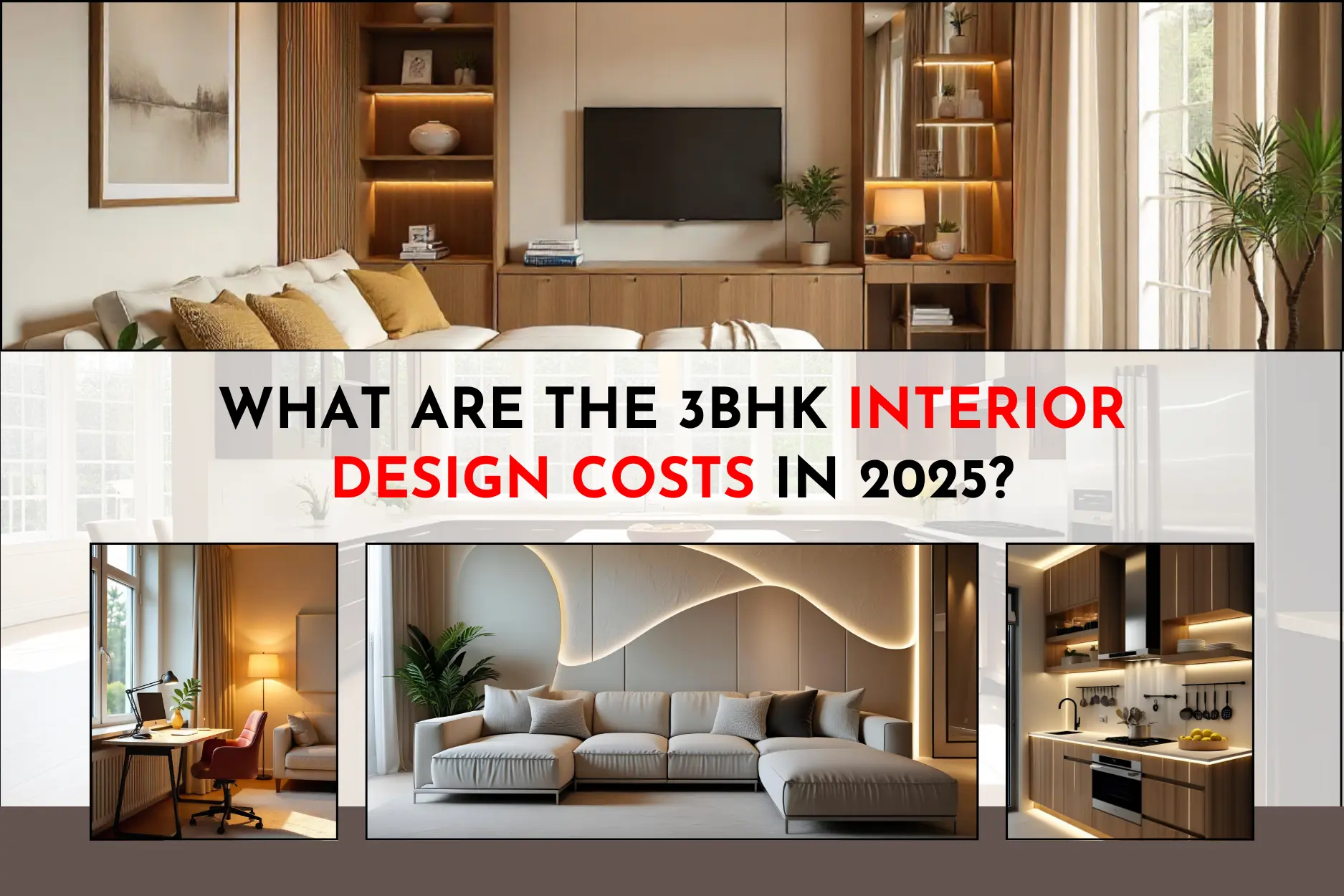 3bhk Interior Design Costs in 2025